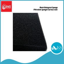 Load image into Gallery viewer, ANS Black Biological Sponge (filtration sponge)(various size) Fish & Aquatic