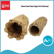 Load image into Gallery viewer, ANS Cholla Tunnel Tubes Single S/M (driftwood) Fish & Aquatic