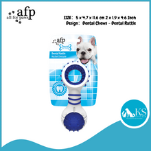 Load image into Gallery viewer, AFP - All For Paws - Dental Dog Chew - Dental Rattle - Green Blue Orange