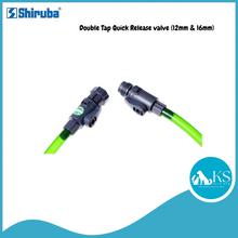 Load image into Gallery viewer, SHIRUBA Double Tap Quick Release valve (12mm & 16mm) Fish & Aquatic
