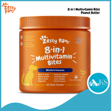 Load image into Gallery viewer, Zesty Paws Functional All Ages Dog Supplements & Vitamins 90 Soft Chews (360g)