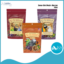 Load image into Gallery viewer, Lafeber Senior Bird Nutri-Berries for Parakeet & Cockatiel / Parrot / Macaw & Cockatoo 10oz Parrot Bird Feed