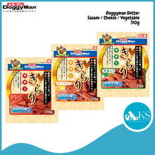 Load image into Gallery viewer, Doggyman Glitter Sasami / Cheese / Vegetable Dog Treats 310g