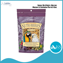 Load image into Gallery viewer, Lafeber Senior Bird Nutri-Berries for Parakeet & Cockatiel / Parrot / Macaw & Cockatoo 10oz Parrot Bird Feed