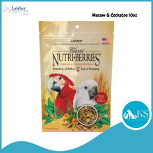 Load image into Gallery viewer, Lafeber Nutri-Berries Parakeet Conure Cockatiel Parrot Macaw Cockatoo 10oz Parrot Bird Food Diet