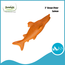 Load image into Gallery viewer, Dentalight 3" Ocean Diner Tasty Salmon Treat 9g