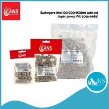 Load image into Gallery viewer, ANS Bacterpore Mini 100/200/1500ml with Net (Super Porous Filtration Media) Fish & Aquatic