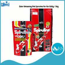 Load image into Gallery viewer, Hikari Color Enhancing Diet Spirulina For Koi 500g / 5kg Fish Feed