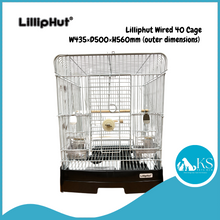 Load image into Gallery viewer, Lilliphut Bird Cage 40 Wired - Black White Brown