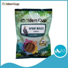 Load image into Gallery viewer, Golden Cup Spray Millet (Yellow / Red) 250g Bird Feed