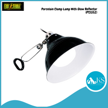 Load image into Gallery viewer, Exo Terra Glow Light / Porcelain Clamp Lamp + Glow Reflector Small PT2052 Reptiles, Amphibians and Invertebrates