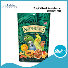 Load image into Gallery viewer, Lafeber Tropical Fruit Nutri-Berries for Cockatiel Conure Amazon Macaw 10oz Bird Feed Treats