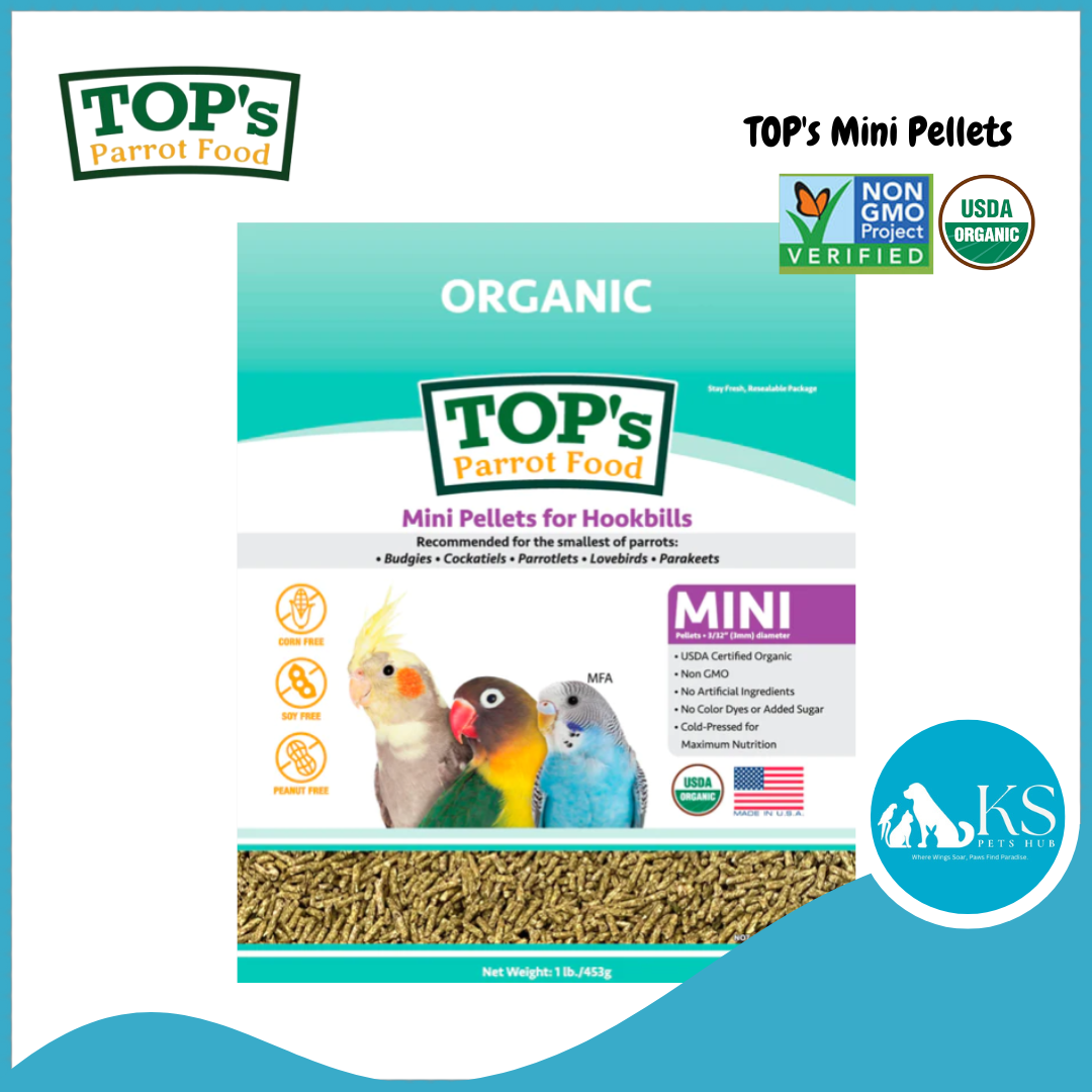 繁殖・育成用品 TOP's Mini Pellets for Hookbills Amazon | TOPs Parrot Pellets Mini Pellets for Hookbills