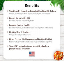 Load image into Gallery viewer, Lafeber Tropical Fruit Nutri-Berries for Cockatiel Conure Amazon Macaw 10oz Bird Feed Treats