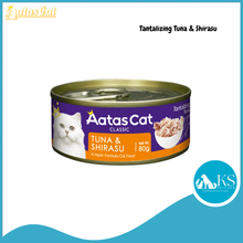 Load image into Gallery viewer, Aatas Cat Tantalizing Tuna Assorted Flavors 80g x 24 (1 Carton) (No Mix) Cat Wet Food