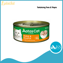 Load image into Gallery viewer, Aatas Cat Tantalizing Tuna Assorted Flavors 80g x 24 (1 Carton) (No Mix) Cat Wet Food