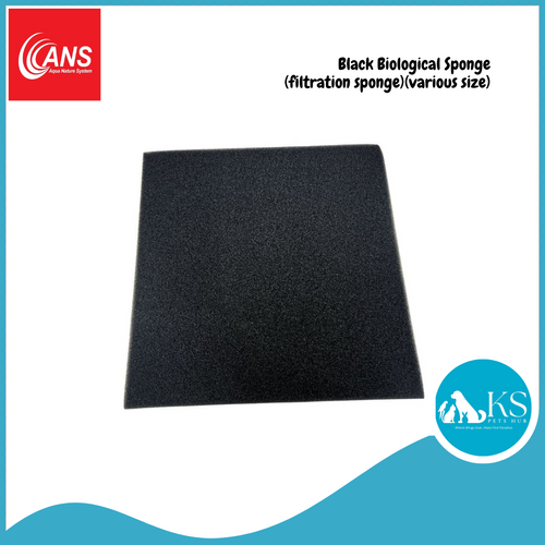 ANS Black Biological Sponge (filtration sponge)(various size) Fish & Aquatic