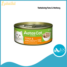 Load image into Gallery viewer, Aatas Cat Tantalizing Tuna Assorted Flavors 80g x 24 (1 Carton) (No Mix) Cat Wet Food