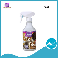 Load image into Gallery viewer, Bioion Pets Pounce Pets Germs-Free Sanitizer Water Based Flora 60ml/500ml