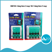 Load image into Gallery viewer, VENY VN-3 Gang Valve (3 way)/ VN-4 Gang Valve (4 way) Air Pump Fish &amp; Aquatic
