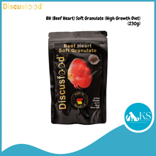 Load image into Gallery viewer, DiscusFood BH (Beef Heart) Soft Granulate (High Growth Diet) (80g/230g) Fish Feed