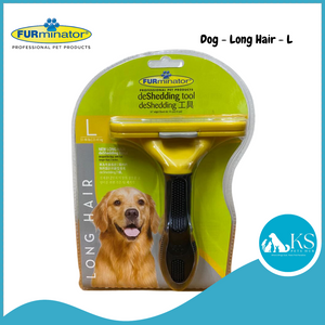 Furminator Deshedding Tool Dog Long Hair - L
