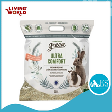 Load image into Gallery viewer, Living World Green Ultra Comfort Hamster Premium Bedding 10L (65450/65451)