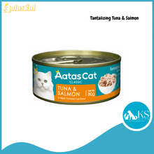 Load image into Gallery viewer, Aatas Cat Tantalizing Tuna Assorted Flavors 80g x 24 (1 Carton) (No Mix) Cat Wet Food