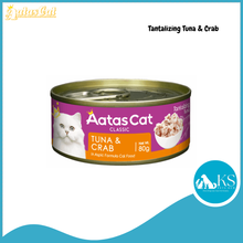 Load image into Gallery viewer, Aatas Cat Tantalizing Tuna Assorted Flavors 80g x 24 (1 Carton) (No Mix) Cat Wet Food