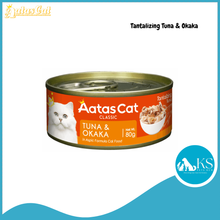 Load image into Gallery viewer, Aatas Cat Tantalizing Tuna Assorted Flavors 80g x 24 (1 Carton) (No Mix) Cat Wet Food