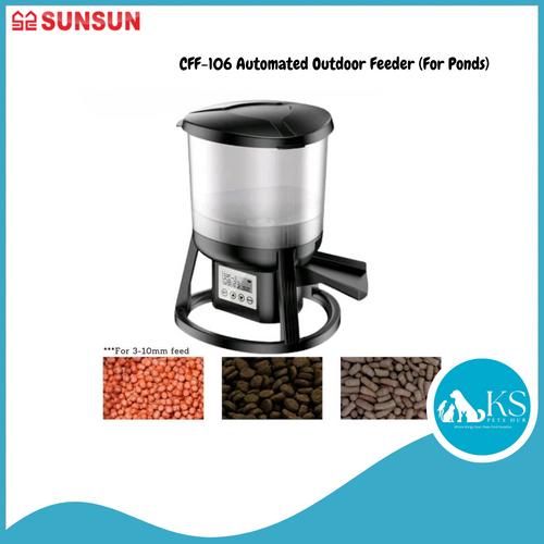 SUNSUN CFF-106 Automated Outdoor Feeder (For Ponds) Fish & Aquatic
