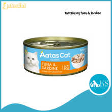 Load image into Gallery viewer, Aatas Cat Tantalizing Tuna Assorted Flavors 80g x 24 (1 Carton) (No Mix) Cat Wet Food