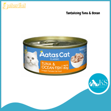 Load image into Gallery viewer, Aatas Cat Tantalizing Tuna Assorted Flavors 80g x 24 (1 Carton) (No Mix) Cat Wet Food