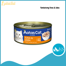 Load image into Gallery viewer, Aatas Cat Tantalizing Tuna Assorted Flavors 80g x 24 (1 Carton) (No Mix) Cat Wet Food
