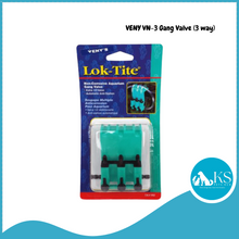 Load image into Gallery viewer, VENY VN-3 Gang Valve (3 way)/ VN-4 Gang Valve (4 way) Air Pump Fish &amp; Aquatic
