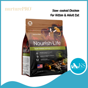 Nurture Pro Nourish Life Chicken Kitten & Adult Dry Cat Food 4lb/12.5lb