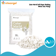 Load image into Gallery viewer, Niteangel Color World Soft Paper Bedding (White 36L / 10L)(Mix 36L) Small Pet Animal