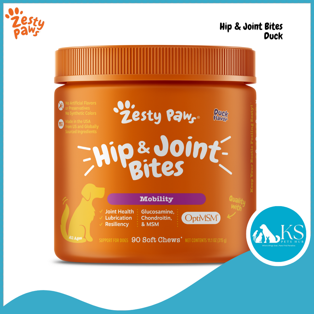 Zesty Paws Functional All Ages Dog Supplements & Vitamins 90 Soft Chews (360g)