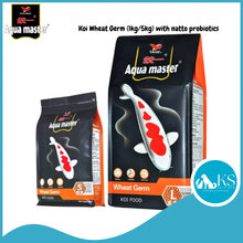 Load image into Gallery viewer, AquaMaster Koi Wheat Germ (1kg/5kg) With Natto Probiotics Fish Food