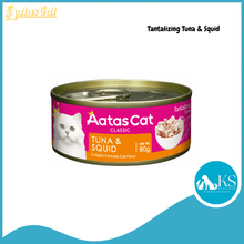 Load image into Gallery viewer, Aatas Cat Tantalizing Tuna Assorted Flavors 80g x 24 (1 Carton) (No Mix) Cat Wet Food