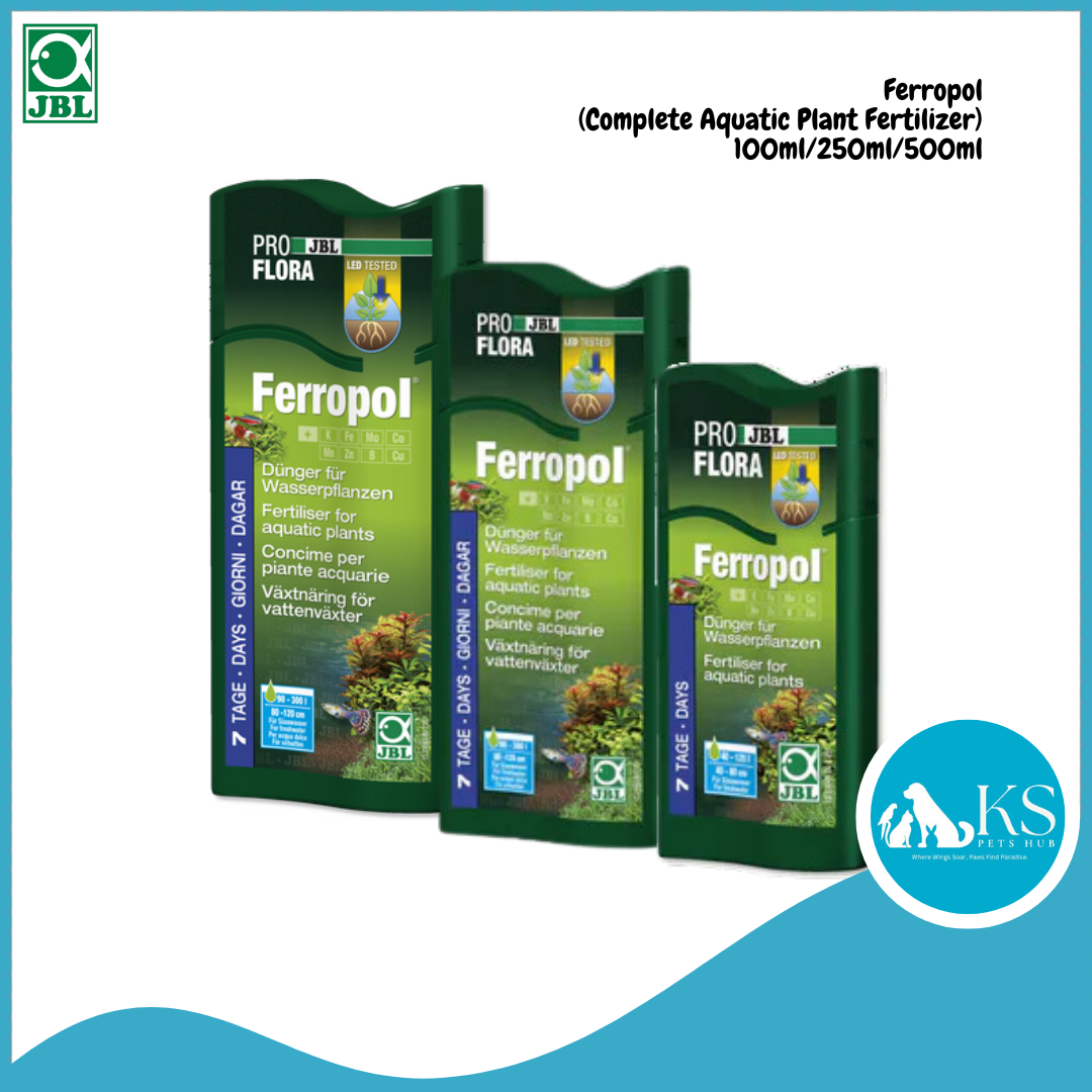 JBL Ferropol (Complete Aquatic Plant Fertilizer) 100ml/250ml/500ml/5L – KS  Pets Hub