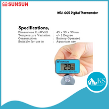 Load image into Gallery viewer, SUNSUN WDJ-005 Digital Thermometer Fish &amp; Aquatic