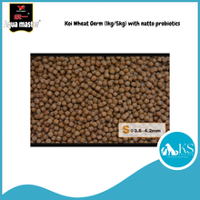 Load image into Gallery viewer, AquaMaster Koi Wheat Germ (1kg/5kg) With Natto Probiotics Fish Food