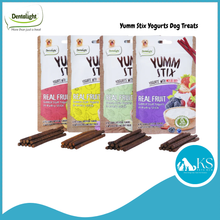 Load image into Gallery viewer, DENTALIGHT - Yumm Stix Yogurts Dog Treats, Real Tuna and Fruit, Rich in Probiotics, No Sugar &amp; Artificial Flavors, 70g