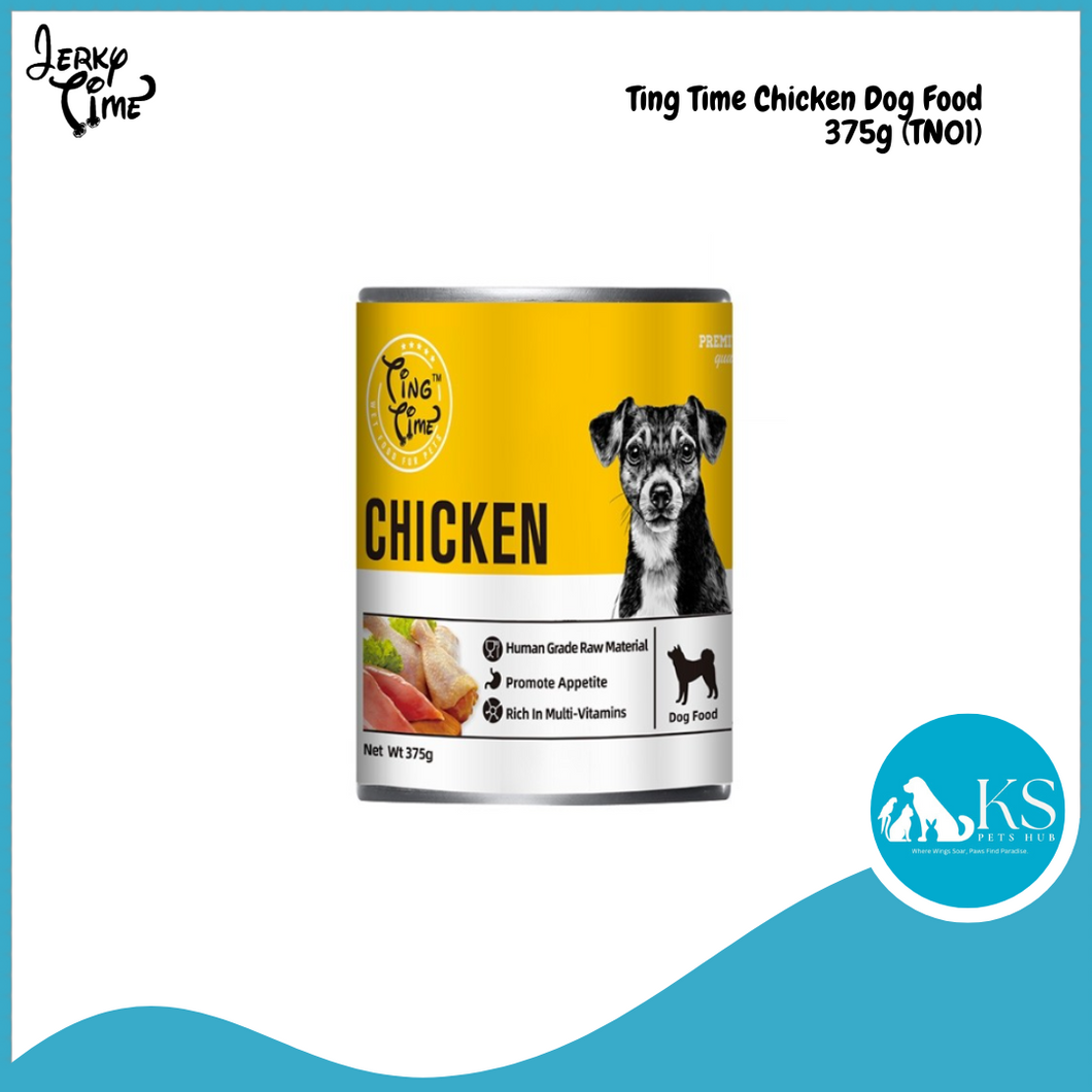Jerky Time Ting Time Dog Canned Food 375g