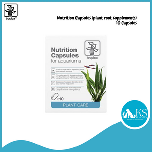 Tropica Nutrition Capsules (plant root supplements) 10 / 50 Capsules Fish & Aquatic