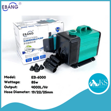 Load image into Gallery viewer, EBANG - Water Pump EB-6000/7000 (4000-5000L/Hr) Fish &amp; Aquatic
