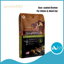 Load image into Gallery viewer, Nurture Pro Nourish Life Chicken Kitten &amp; Adult Dry Cat Food 4lb/12.5lb