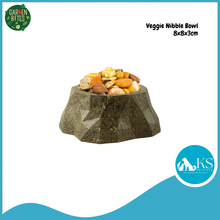Load image into Gallery viewer, LAROY Garden Bites Veggie Nibble Bowl 8x8x3cm 100% Vegan Chew Toy for Rabbits, Guinea Pigs &amp; Hamsters