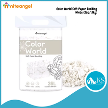 Load image into Gallery viewer, Niteangel Color World Soft Paper Bedding (White 36L / 10L)(Mix 36L) Small Pet Animal